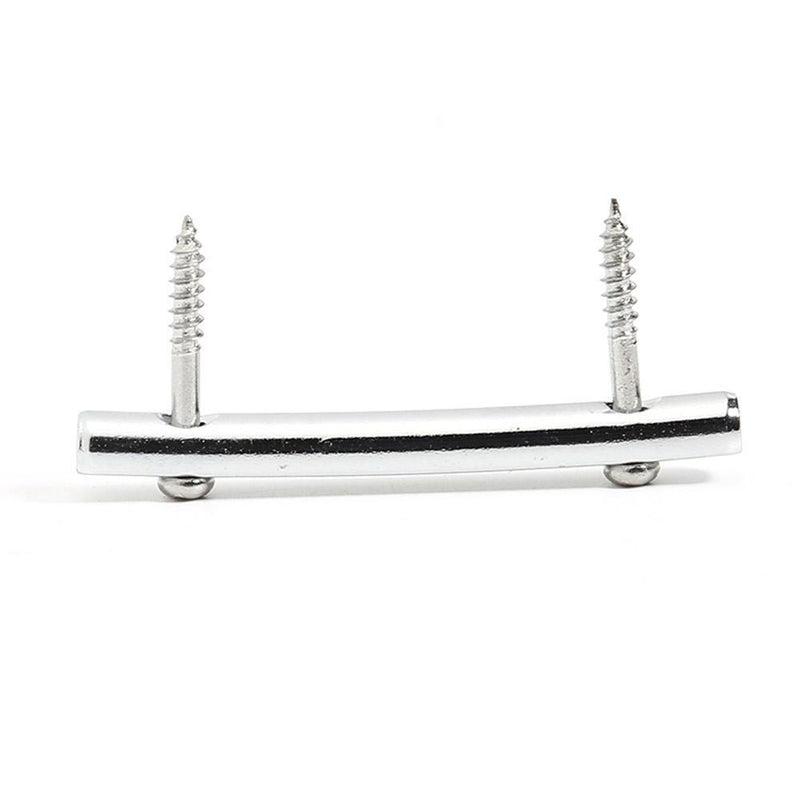 1 Set 45mm Iron Electric Guitar String Retainer Tension Bar with Mounting S