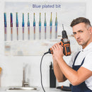 10pcs 0.8-3.175mm Milling Cutter Drill Bits Set Carbide PCB Board Drill Bit