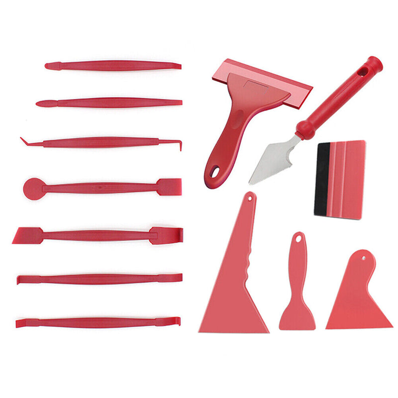 13pcs/set Car Vinyl Wrap Tool Kit Film Wrapping Window Tinting Squeegee Newly