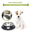 Dog Cat Thick Non-slip Bowl Elevated Drinking Bottle Pet Supplies (Black) Newly