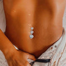 Piercing Belly Button Nail Body Jewelry Crystal Jewelry 3 Layers Love Diamonds*