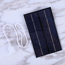 USB Solar Panel Outdoor 5W 5V Polysilicon + Epoxy Travel DIY Solar Charger Newly