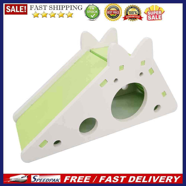 DIY Assemble Hamster House Cage Animals Pet Ladder Slide Hamster Exercise T