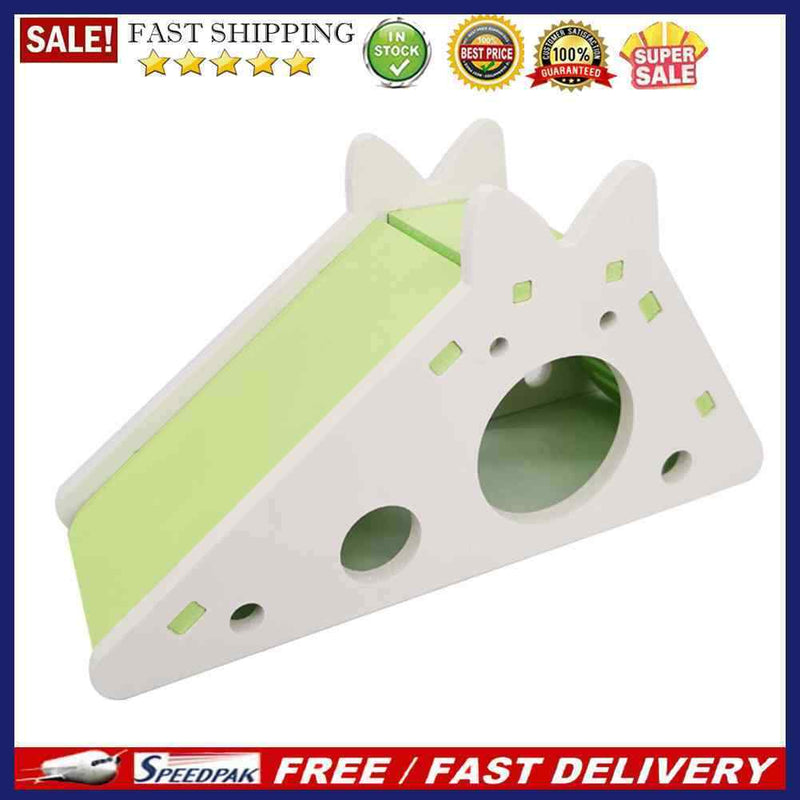 DIY Assemble Hamster House Cage Animals Pet Ladder Slide Hamster Exercise T