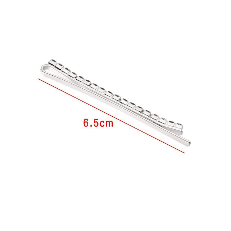 Style Shiny Hair Clips Rhinestones Hairpins Crystal Hairgrip Metal Barrette