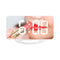 LED Mirror Wake Up Clock Electronic Auto Photosensitive Alarm Clock (A)