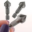 Cutting Chamfer Bit Cutter Deburring Drilling 1/4" Hex Shank Countersink Drill