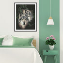 Cross Stitch Kits 11CT Stamped DIY Wolf Full Embroider Mosaic Needlework