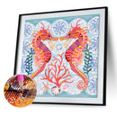 Diamond Painting 5D DIY Sea Horse Full Round Drill Rhinestone Picture Kit Newly