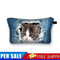 #A Cowboy cat Printed Hand Hold Travel Storage Cosmetic Bag Toiletry Bag