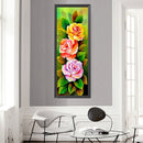 5D Rhinestone Picture DIY Flower Fruit Full Round Drill Art Diamond Painting Kit