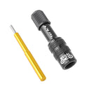 MUQZI Mountain Bike Bicycle Fork Schrader Valve Adapter Converter (Black) Newly
