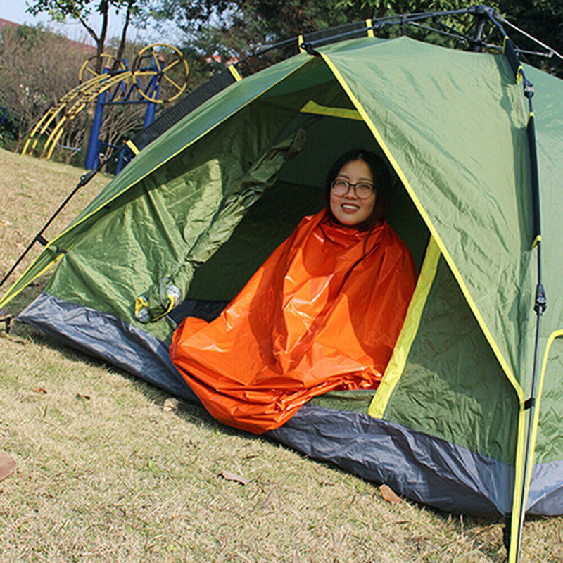Outdoor Camping Thermal Blankets Set with Whistle Buckle Warm Insulation Blanket