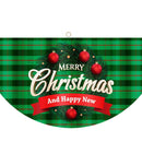 Christmas Half Fan Flag Fan-shaped Bunting Outdoor Xmas Decoration Gift (Wreath)