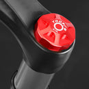 Dustproof MTB Front Fork Cap Bicycle Air Gas Valve Protective Cover (Red) Newly