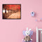 Painting By Numbers Kit DIY Autumn Path Hand Painted Canvas Oil Picture Craft