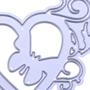 2pcs Heart Butterfly Metal Punching Molds Stencils Scrapbooking Embosses DIY