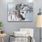 Mosaic Special Shaped DIY 5D White Horse Diamond Painting Drawing Wall Kit Newly