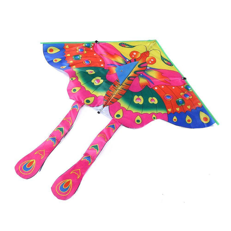 90x50cm Bright Cloth Colorful Butterfly Kite Outdoor Foldable Kites (A)