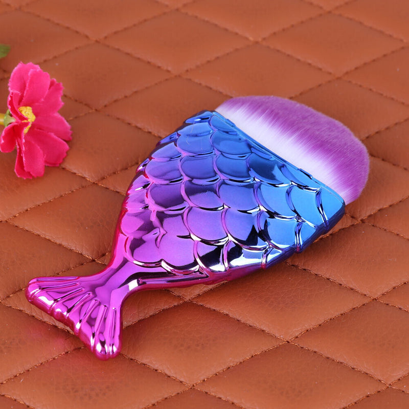 1pc Fish Shaped Large Makeup Powder Blush Contour Blending Brush(08)