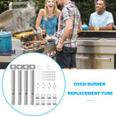 4pcs Front to Rear Grill Inflamer Tube High Temperature Resistant Grill Pipe