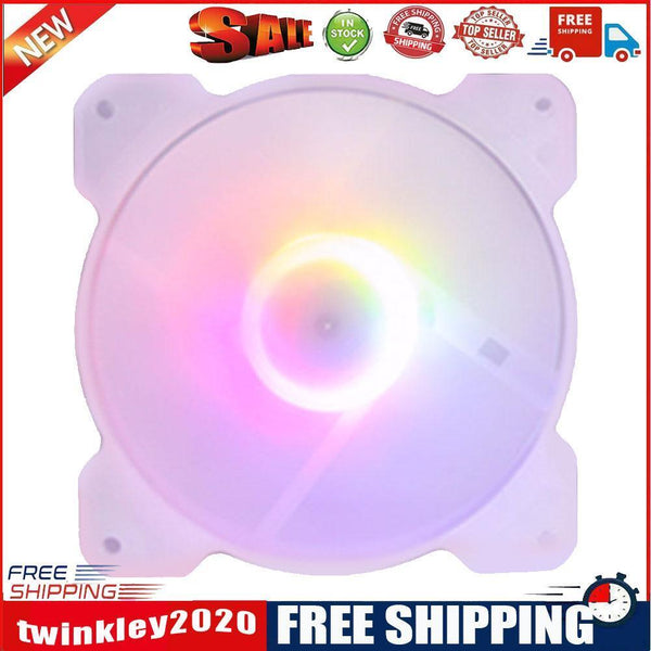 Lanshuo 120mm Case Fan RGB Silent Cooler 1300RPM PC Case Cooling Ventilador