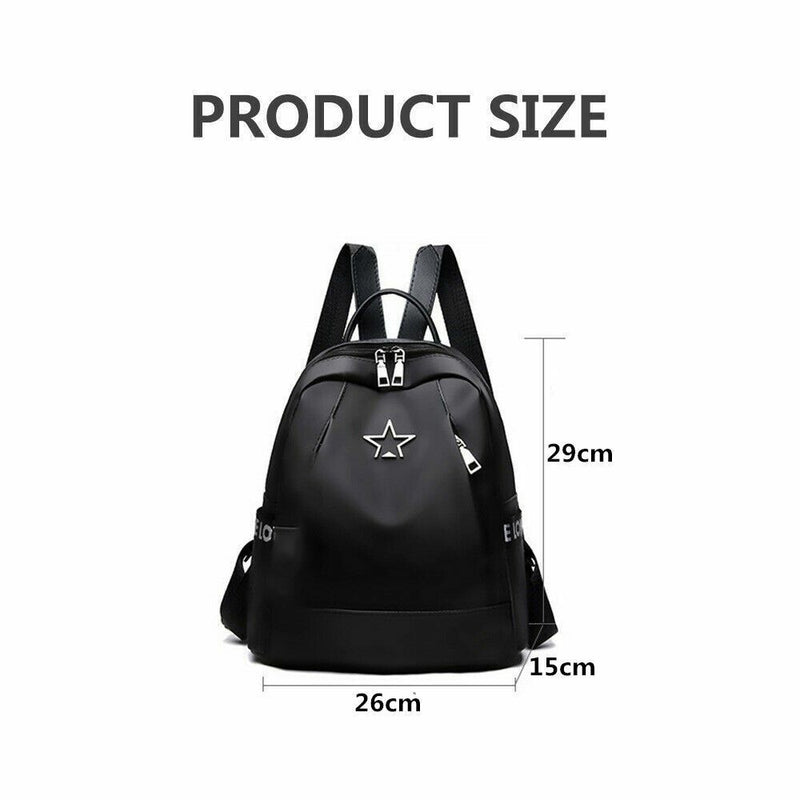 Women Anti-Theft School Waterproof Shoulder Bag Rucksack Backpack Handbag