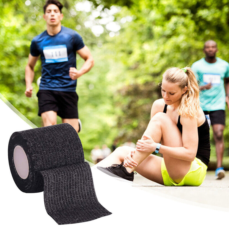 Self Adhesive Elastic Bandage Breathable Sports Wrist Wrap Protector Tape S