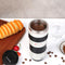 400mL Camera Lens Shaped Insulated Cups Stainless Steel Coffee Tea Mug with Lid