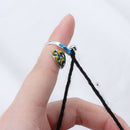 Tools Thimble Peacock Crochet Ring Sewing Accessories Knitting Loop Yarn Guides