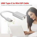 Type C to Mini Display Port Adapter USB3.1 USB C to Mini DP Converter Cable
