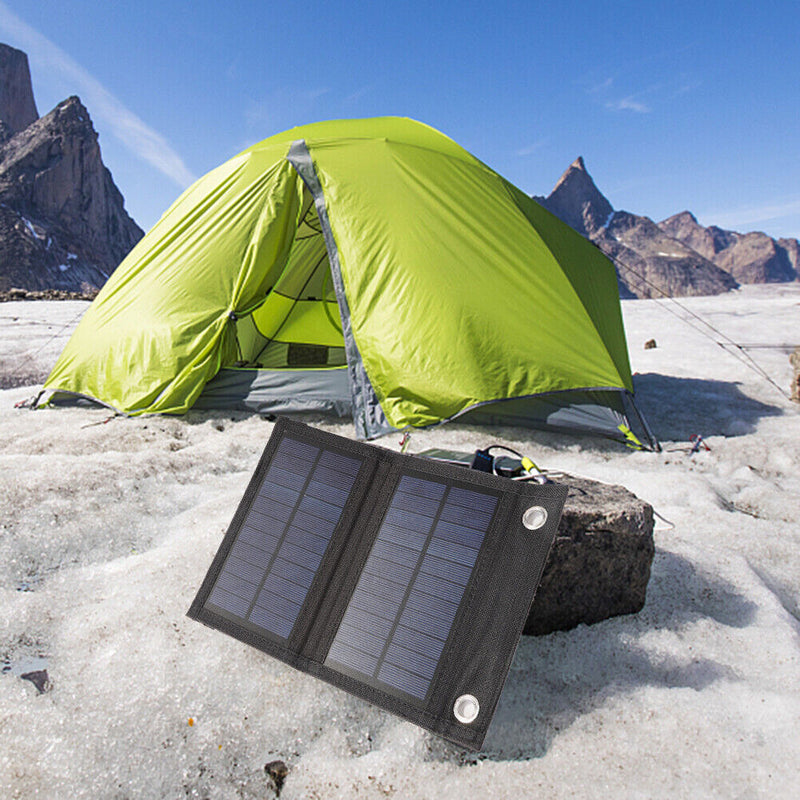 Waterproof 6W Power Bank Charger Solar Cells Battery Pack 5V USB Solar Pane