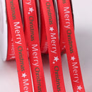 Letter Ribbon 1cm*22m Gift Wrapping Ribbon Christmas Decoration Ribbon
