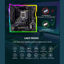 COOLMOON 12cm 5V PWM Cooling Fan Desktop PC Case ARGB CPU Radiator (White)