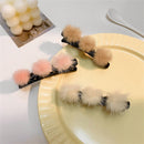 Hair Accessories Double Layer Hairpins Hair Clips Pompom Braid Hair Pins