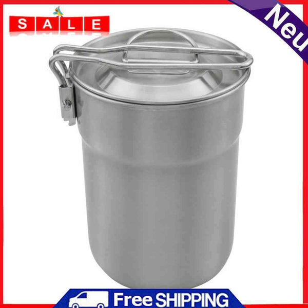 1L Foldable Cooking Tableware Pots Outdoor Camping Picnic Cookware Coffee Cups