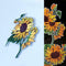 Sunflower Patch Cloth Bag Stickerei Applique Aufkleber Abzeichen-Patches N C9G8