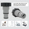 Garden Hose Conversion Adapter - Waterproof 1.25" to 1.5" Hose Connect Accessory