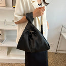 Pleated Knotted Handbag Fashion Designer Women Female Portable Shopper Purses