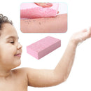 Cartoon Printing Bath Shower Sponge Rub Body Cleaning Bath Scrubber (Pink)