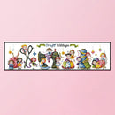 11CT Partial Cross Stitch Craft Village Counted DIY Embroidery Home Decoration