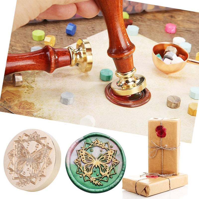 Animal Retro Wax Seal Stamp Head Fire Paint for Wedding Invitations (DW08)