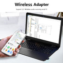 USB Bluetooth 5.0 Adapter for Windows 10 8 PC Mouse Keyboard Headset Controller