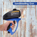 Portable Abrasive Pneumatic Blasting Device Gravity Sandblasting Gun Machin