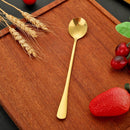 Stainless Steel Long Handle Stirring Ice Spoon Coffee Tea Spoons Home Tableware