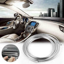 15m Soft Chromed PVC Car Door Edge Guard Protector T3P4 Molding Q8Z8 Trim A6L9