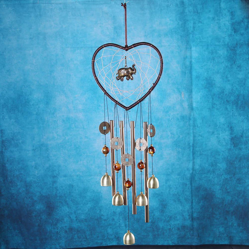 Dreamcatcher Metal Tube Bell Wind Chimes Hanging Pendant Door Decor(2)