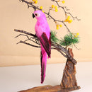 Artificial Foam Feather Lifelike Parrot Simulation Bird Home Party Ornament