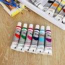 Artist Tubes Oil Painting Draw Pigment with Brush Watercolor paints Set Acrylic