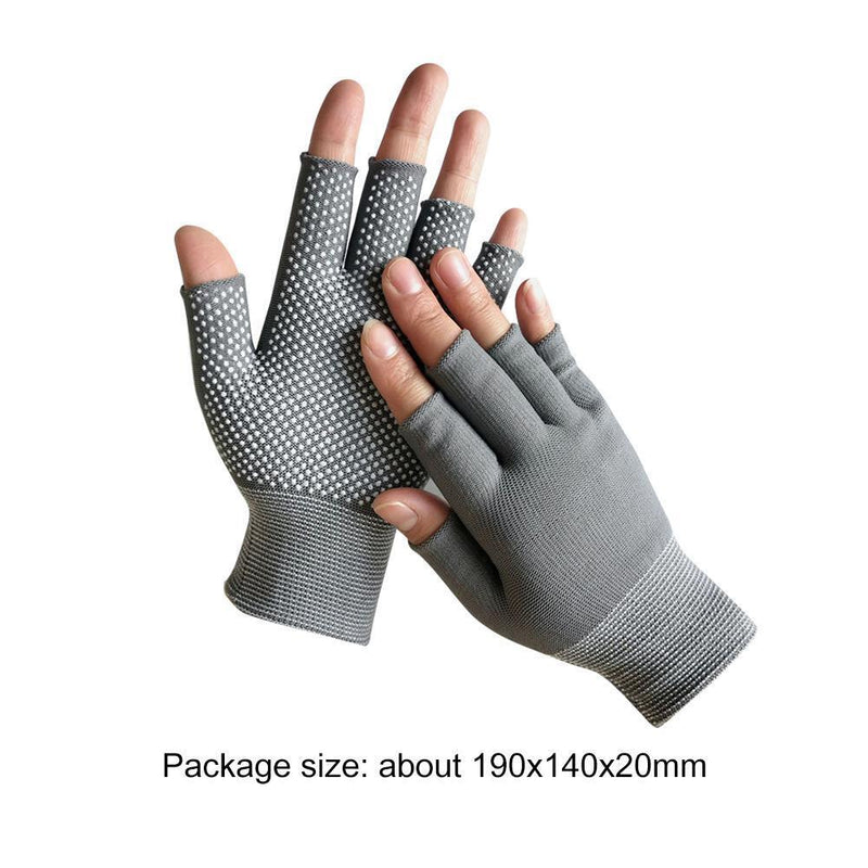 10 pcsFingerless Outdoor Bicycle Anti-skid Half Finger Fishing Gloves